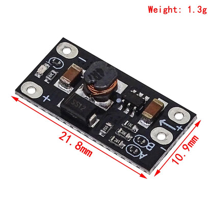 5PCS Mini DC-DC Boost Step Up Converter 3V 3.2V 3.3V 3.7V 5V 9V to 12V Voltage Regulator PCB Board Module can set 5V/ 8V/ 9V