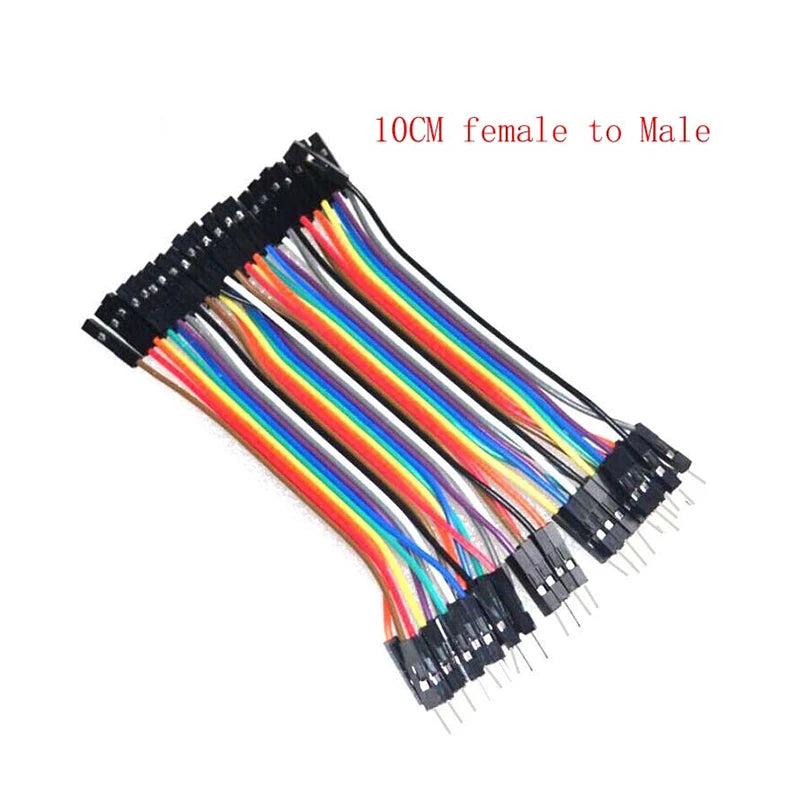 Dupont Line 40P 10cm/15cm/40cm Male to Male + Female to Male and Female to Female Jumper Wire Dupont Cable for arduino DIY KIT