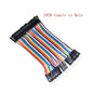 Dupont Line 40P 10cm/15cm/40cm Male to Male + Female to Male and Female to Female Jumper Wire Dupont Cable for arduino DIY KIT