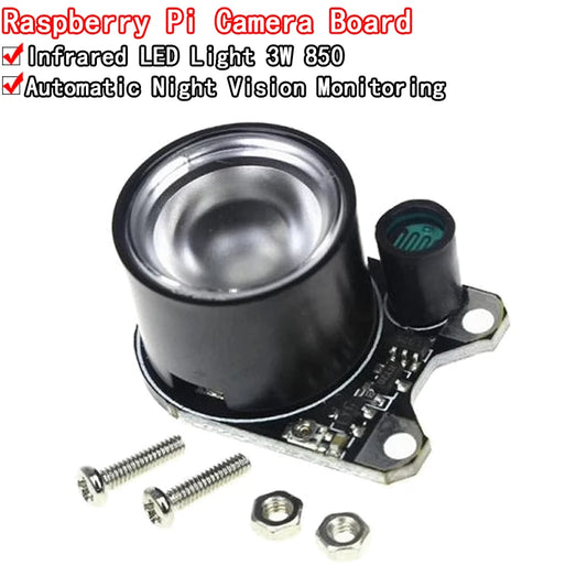 1PCS Infrared LED Light 3W 850 Raspberry Pi Camera Board Module Night Vision Infrared IR