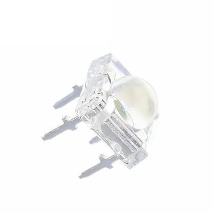 10Pcs 5mm F5 Piranha LED White Red Green Amber Clear 5mm LED Diode Light-Emitting-Diodes 4-pins Piranha LED Diodos Brightness